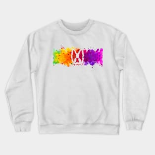 Rainbow Boston Terrier Crewneck Sweatshirt